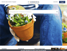 Tablet Screenshot of hovenier-info.nl